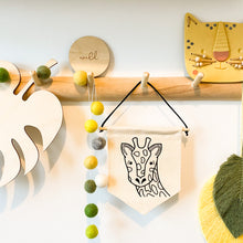 Load image into Gallery viewer, Giraffe Hanging Sign