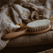 Load image into Gallery viewer, Baby Hair Brush & Cotton Bag