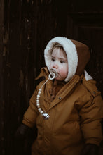 Load image into Gallery viewer, Cream & Oatmeal Remi Dummy Clip in Rose Gold