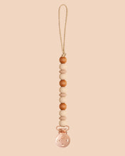 Load image into Gallery viewer, Cream & Oatmeal Remi Dummy Clip in Rose Gold