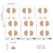 Load image into Gallery viewer, Wall Decal Pack (Half Sun)