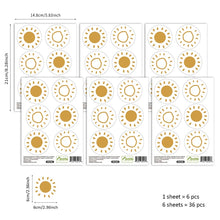 Load image into Gallery viewer, Wall Decal Pack (Yellow Sunshine)