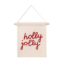 Load image into Gallery viewer, ‘Holly Jolly’ Hanging Sign