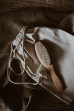Load image into Gallery viewer, Baby Hair Brush & Cotton Bag