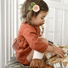 Load image into Gallery viewer, Peach Sienna Dummy Clip in Rose Gold