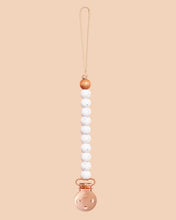 Load image into Gallery viewer, Speckled Sienna Dummy Clip in Rose Gold