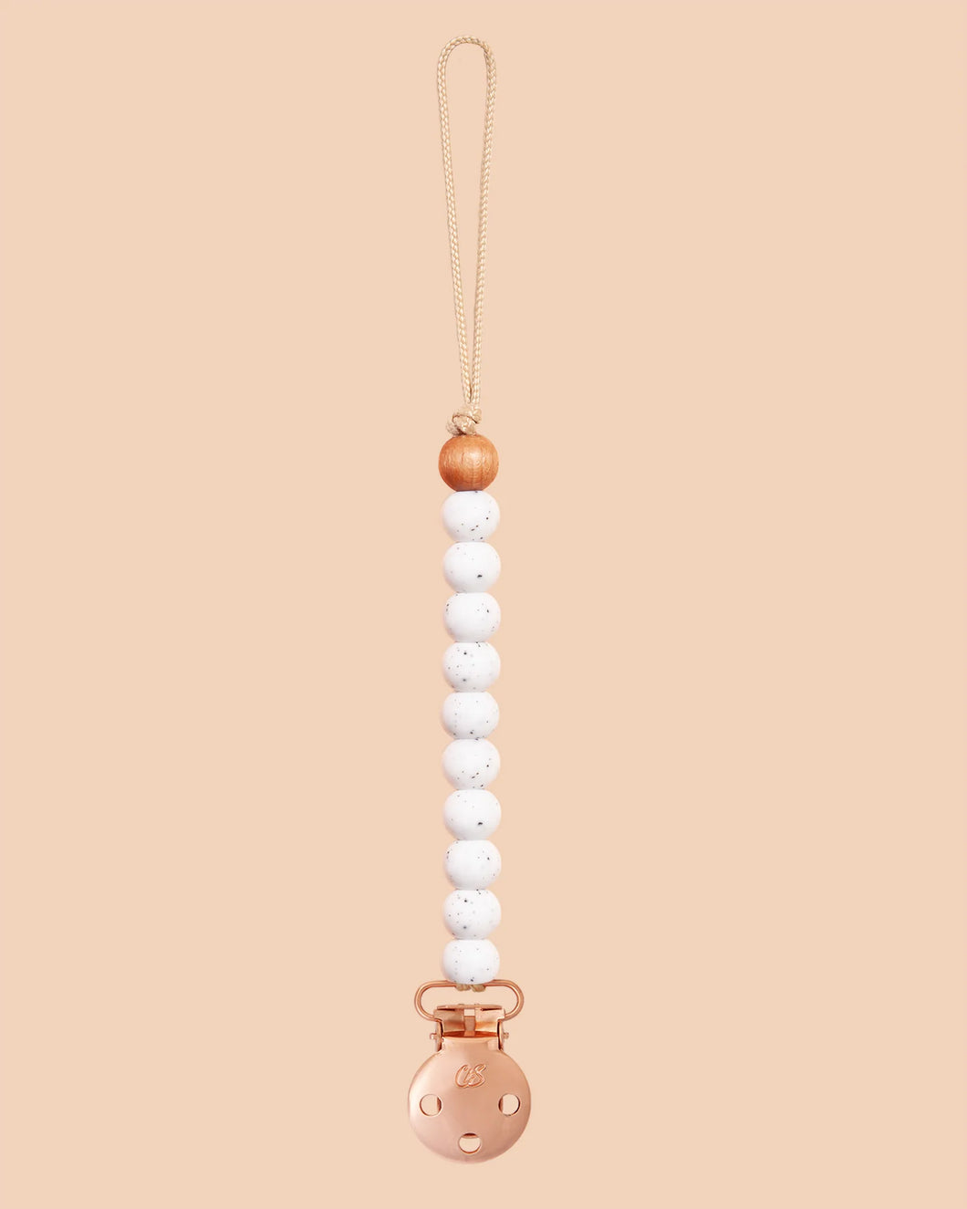 Speckled Sienna Dummy Clip in Rose Gold