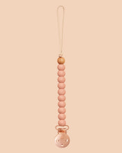 Load image into Gallery viewer, Peach Sienna Dummy Clip in Rose Gold
