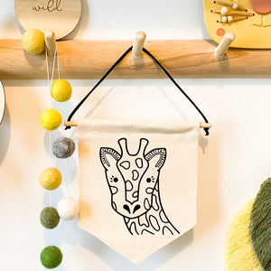 Giraffe Hanging Sign