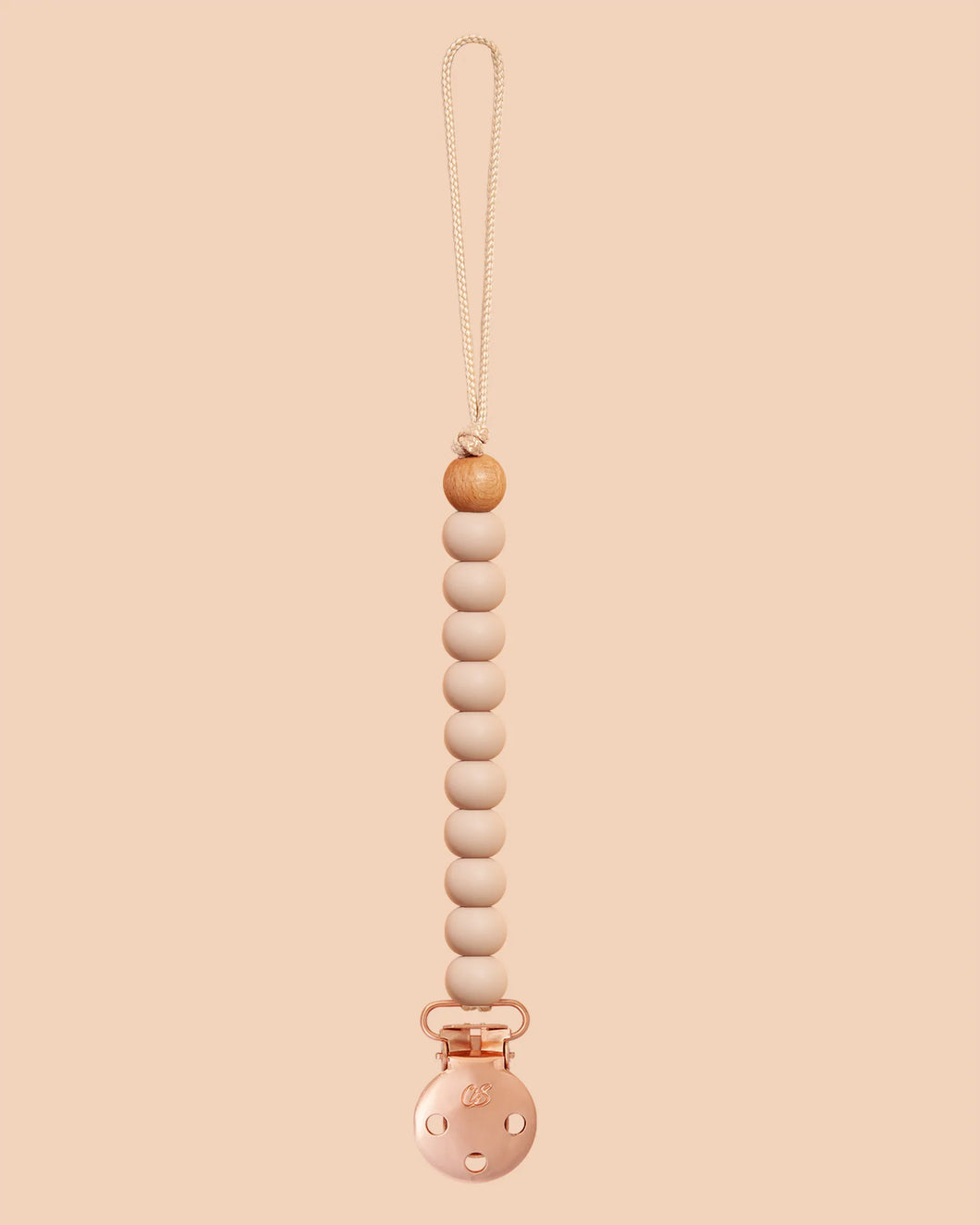 Oatmeal Sienna Clip in Rose Gold